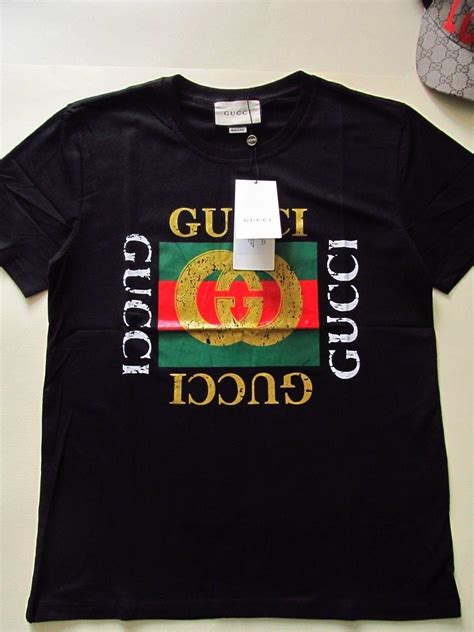 gucci box logo t shirt